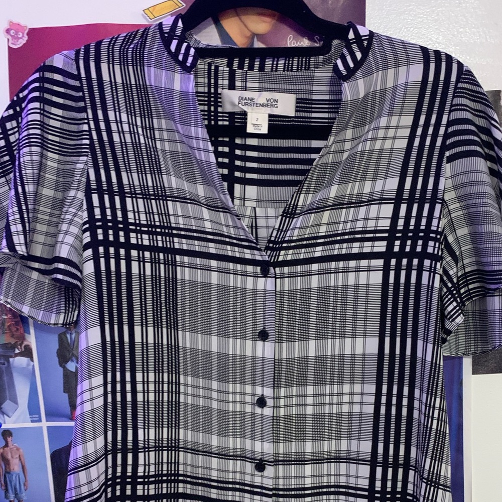 Striped formal blouse